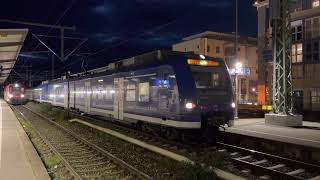 426 039 Bodensee Oberschwaben Bahn blau RB91 Doppeltraktion Friedrichshafen Stadt zum Hafen Bahnhof [upl. by Colin405]