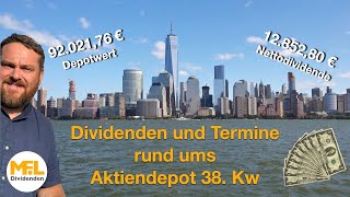 38 Kw Dividendenbekanntgaben und Termine 92000 € Aktiendepot quotNo risk no funquot [upl. by Ettesil402]