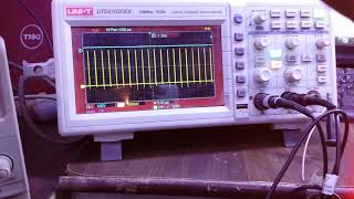 checking mosfet in laptop onoff condition 185 supply with oscilloscopepart2 [upl. by Ynnavoj]