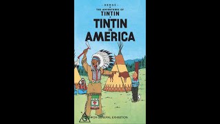 Opening To The Adventures Of Tintin  Tintin in America 1995 VHS Australia [upl. by Aihsat671]