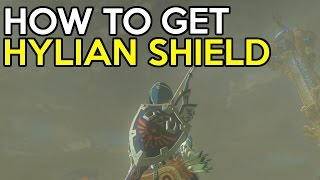 How To Easily Get The Hylian Shield  Legend Of Zelda Breath Of The Wild [upl. by Reinhart98]