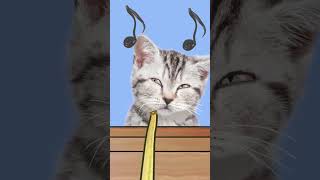 Necesito buscarme otro hobby The cat finally found a hobbyI want to eat food funny cat animation [upl. by Adnilemre240]