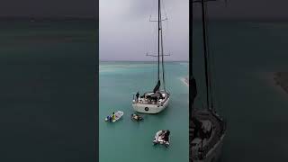 Huge yacht runs aground [upl. by Carmine]