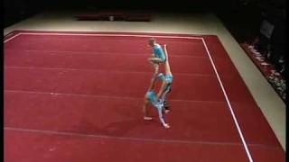 ACROGYM WK 2006 JUNIOREN TRIO BELGIE COMBI [upl. by Cyrano]