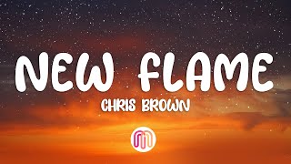 Chris Brown  New Flame Lyrics [upl. by Asel]