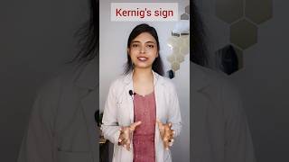 PART 2 Kernigs sign  physiotherapy yt ytshortsindia youtubeshorts youtube yiutubeshort [upl. by Ileek]