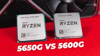 You asked for this  AMD Ryzen 5 PRO 5650G vs Ryzen 5 5600G [upl. by Mchale58]