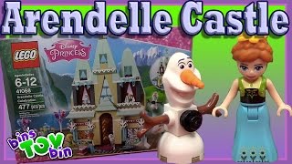 Disneys Arendelle Castle Celebration Lego Set Celebrate Annas Birthday By BinsToyBin [upl. by Ladnor237]