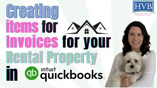 Creating Specific Rental Items for Invoices in QuickBooks Online [upl. by Oiluig]