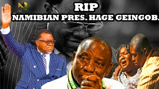 A man who Shuts down German Ambassador in Africa has Fallen down RIP President Hage Geingob [upl. by Urissa]