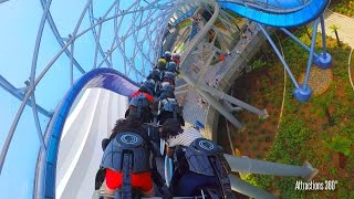 HD TRON Roller Coaster POV  Shanghai Disneyland  GoPro version [upl. by Yasdnyl]