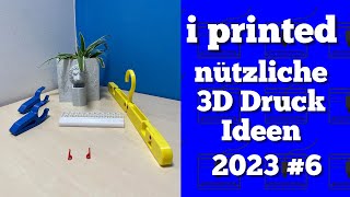 I printed  nützliche 3D Druck Ideen 💡 zum selber Drucken 2023 6  3D Drucker [upl. by Domonic259]