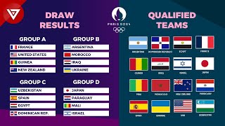 🟣 OLYMPIC PARIS 2024 MENS FOOTBALL All Teams Qualified amp Draw Results [upl. by Varuag]