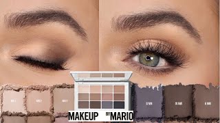 Makeup By Mario Neutrals Palette TUTORIAL EASY STEP BY STEP [upl. by Meeker]