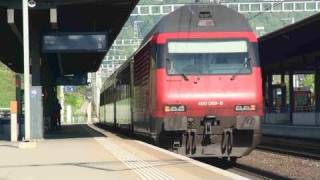 HD SBBInterregio mit Re 460 0474 Bahn 2000 und Re 460 0698 [upl. by Htebizile]