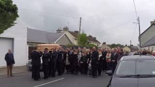 Jim Carrey At The Funeral Of Cathriona White In Cappawhite [upl. by Ainesey883]