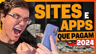 MELHORES SITES E APPS PARA FAZER RENDA EXTRA EM 2024 Pagam em DOLAR e EURO [upl. by Sheppard]