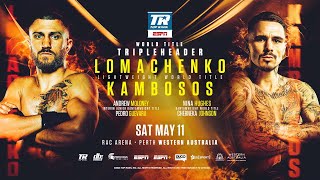 Vasiliy Lomachenko vs George Kambosos  POSTFIGHT PRESS CONFERENCE [upl. by Ramsay126]