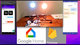 Google Home IoT Control System with ESP32 MQTT MicroPython and Firebase [upl. by Erdnua]