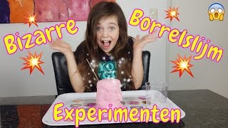 DIY  BIZARRE BORRELENDE SLIJM EXPERIMENTEN  ONTHULLING  Bibi Nederlands [upl. by Dnarud]