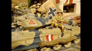 WW2 North Africa British 8th Army Diorama Part 1 Photo Video 54mm most figures King amp Country [upl. by Hillyer]