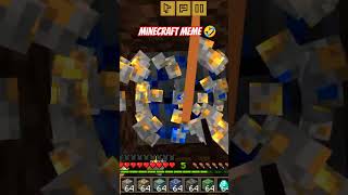 Coal iron gold lapis diamond in Minecraft 🤣shorts Sg gaming 99 viralminecraft memes sub [upl. by Lynde]