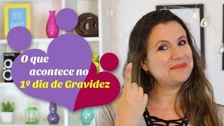 O QUE ACONTECE NO PRIMEIRO DIA DE GRAVIDEZ  Monica Romeiro [upl. by Bryan]