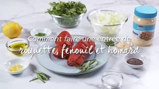 Comment faire une entrée de homard [upl. by Araeit]