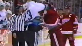 Bob Probert vs Link Gaetz Nov 14 1991 [upl. by Manbahs969]