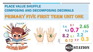 Decimals Composing and Decomposing Part 2  Primary 5 First Term [upl. by Seerdi]