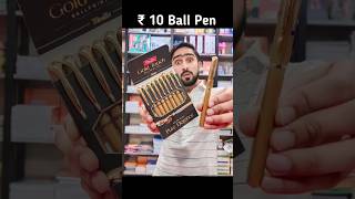 Montex Gold Touch Ball Pen Review  stationeryunboxing school stationery montex pen ballpen [upl. by Aelsel]