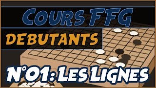 Cours FFG pour débutants 01  Les lignes par HisokaH FulguroGo  Jeu de Go [upl. by Reld]