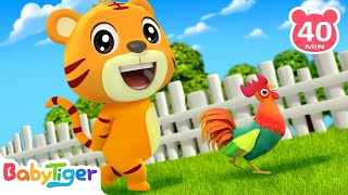 Move Like Animals🐓Lets PlayMore Animal Songs amp Nursery Rhymes for Toddlers  BabyTiger [upl. by Mary]