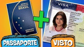 Como tirar o PASSAPORTE e VISTO AMERICANO 🇺🇸 ✅ [upl. by Ariaek]