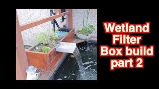 How to build a pond planter filter box part two [upl. by Akeret]