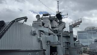 Nauticus Museum amp USS Wisconsin 2023 Norfolk Virginia Hampton Roads [upl. by Lak]