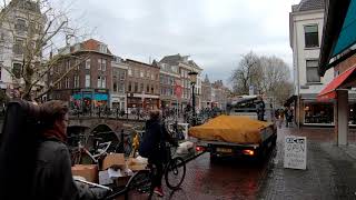 Walking in Utrecht  Oude Gracht ☁️  The Netherlands  4K60 [upl. by Torry992]