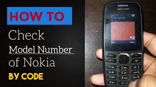 Nokia model check code  Nokia mobile ka model kaise check karen  Nokia ta 1203 model name [upl. by Haimrej]