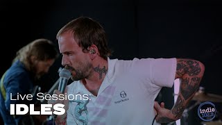 Indie 1023 Live Sessions with IDLES performing Crawl [upl. by Seleta768]