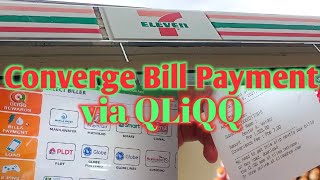 How to pay Converge bill via QLiQQ 711  DxV [upl. by Atsahc]