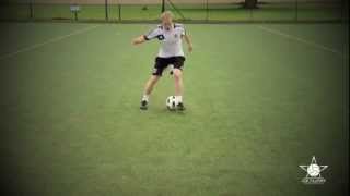 Learn how to do the Scissors Move  Football Soccer 1v1 Tutorial [upl. by Rechaba228]