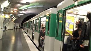 Paris Metro Line 10 Station Mirabeau [upl. by Manuel987]