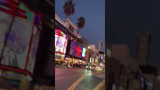 Hollywood Blvd great vibe you should visit hollywood travel subscribe [upl. by Launam]