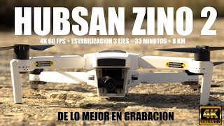 HUBSAN ZINO 2 DRONE 4K 60 Fps Estación de Gascones [upl. by Ynnhoj]