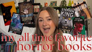 MY ALL TIME FAVORITE HORROR BOOKS  top 12 best horror book recommendations 2023 [upl. by Nitsua]