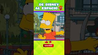 LA NAVE DE DISNEY 🛸 lossimpson shorts resumen [upl. by Enawtna]