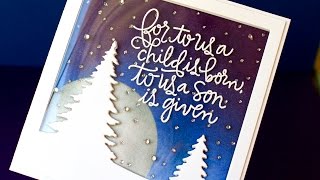 Window TriFold Christmas Card [upl. by Nessaj680]