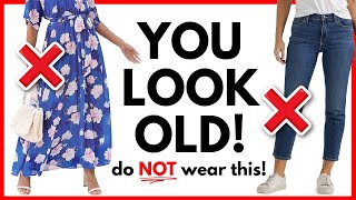 12 Fashion Items Making You Look WAY OLDER [upl. by Ydnim186]