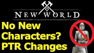 Character creation disabled what we know and PTR got an update [upl. by June500]