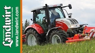 Steyr Profi CVT  landwirtcom [upl. by Farland]